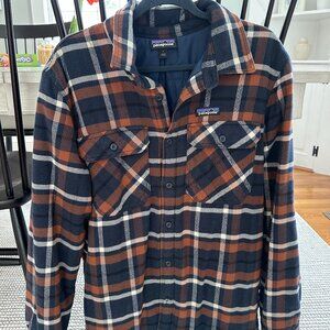 Men's Patagonia Lightweight Insulated Fjord Long Sleeve Flannel